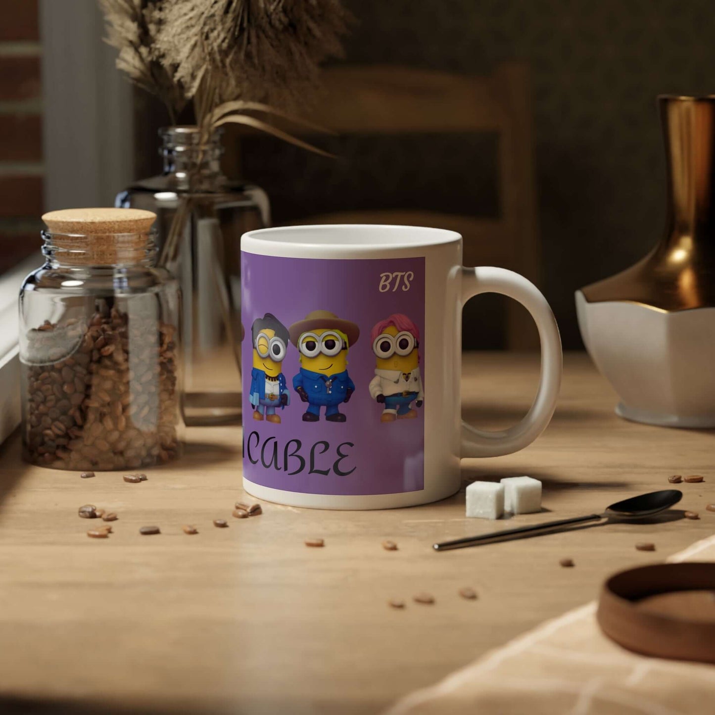 BTS Minions Despicable Me Jumbo Mug | DM4 Collab, Brand63