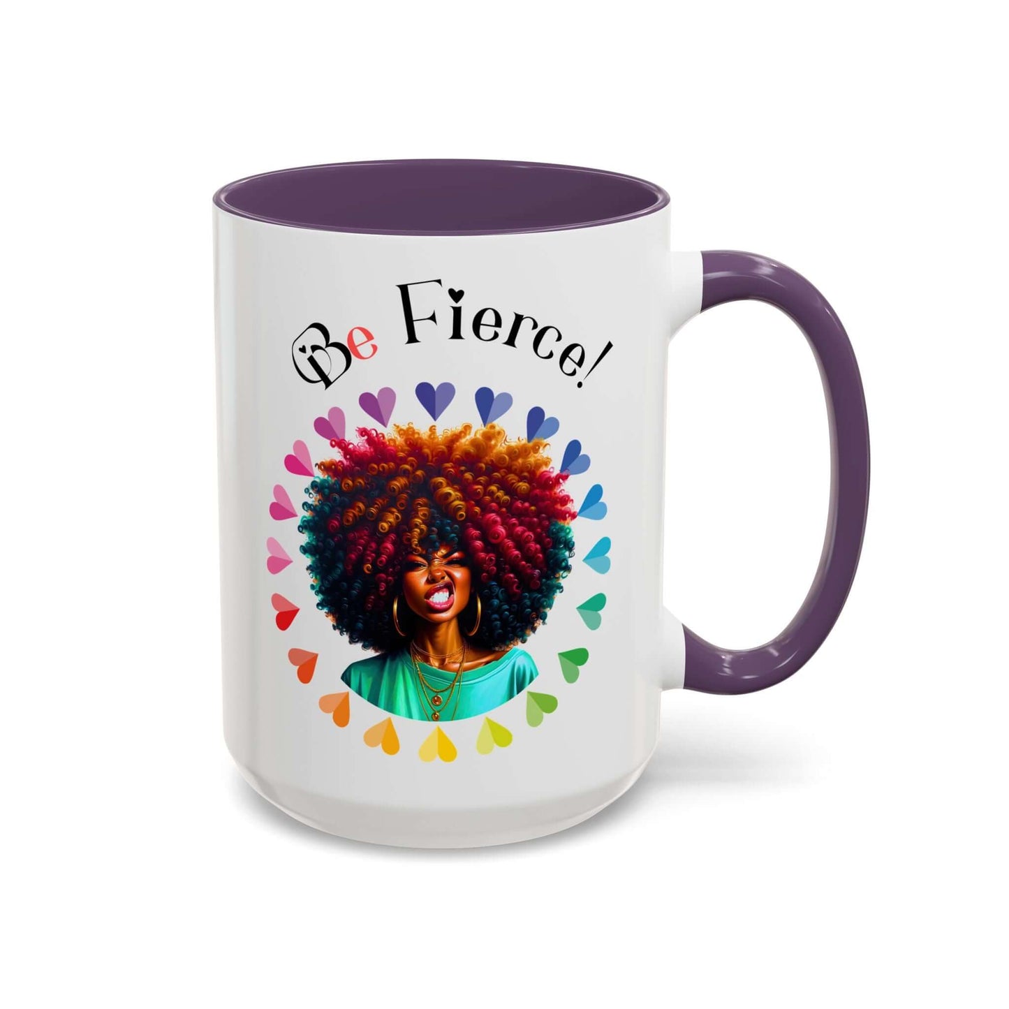 Be Fierce Empowerment Large Coffee Mug, Brand63