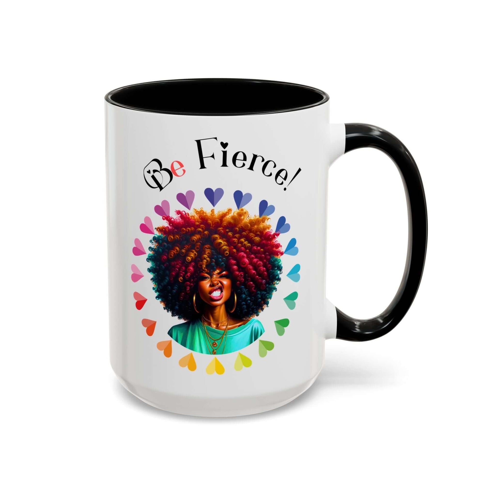 Be Fierce Empowerment Large Coffee Mug, Brand63