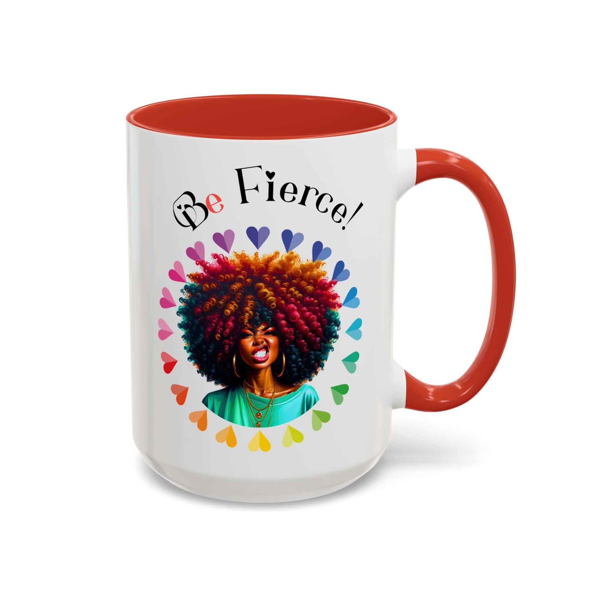 Be Fierce Empowerment Large Coffee Mug, Brand63