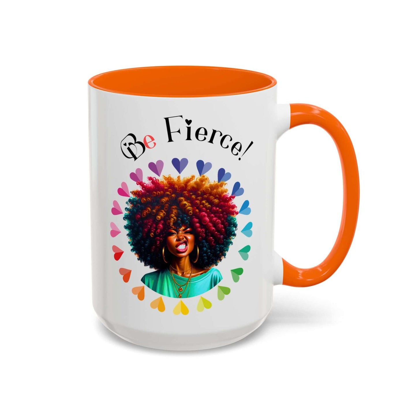 Be Fierce Empowerment Large Coffee Mug, Brand63