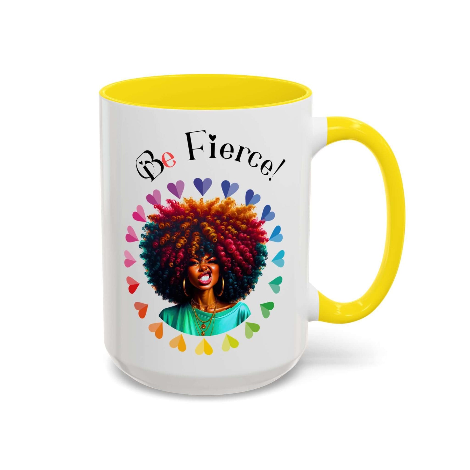 Be Fierce Empowerment Large Coffee Mug, Brand63