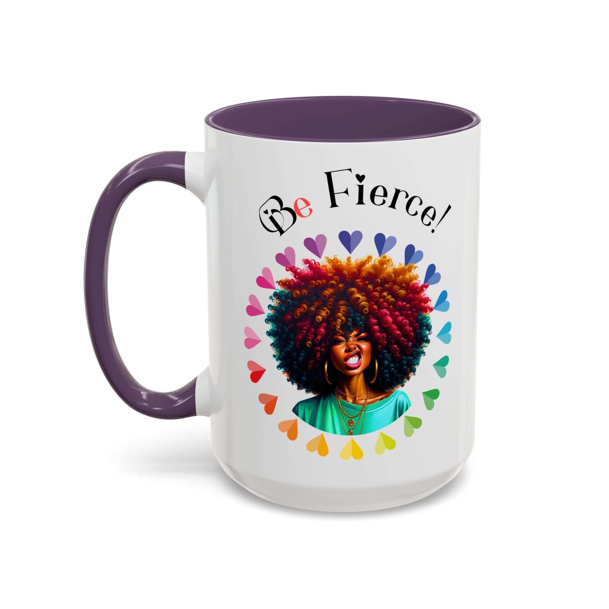 Be Fierce Empowerment Large Coffee Mug, Brand63