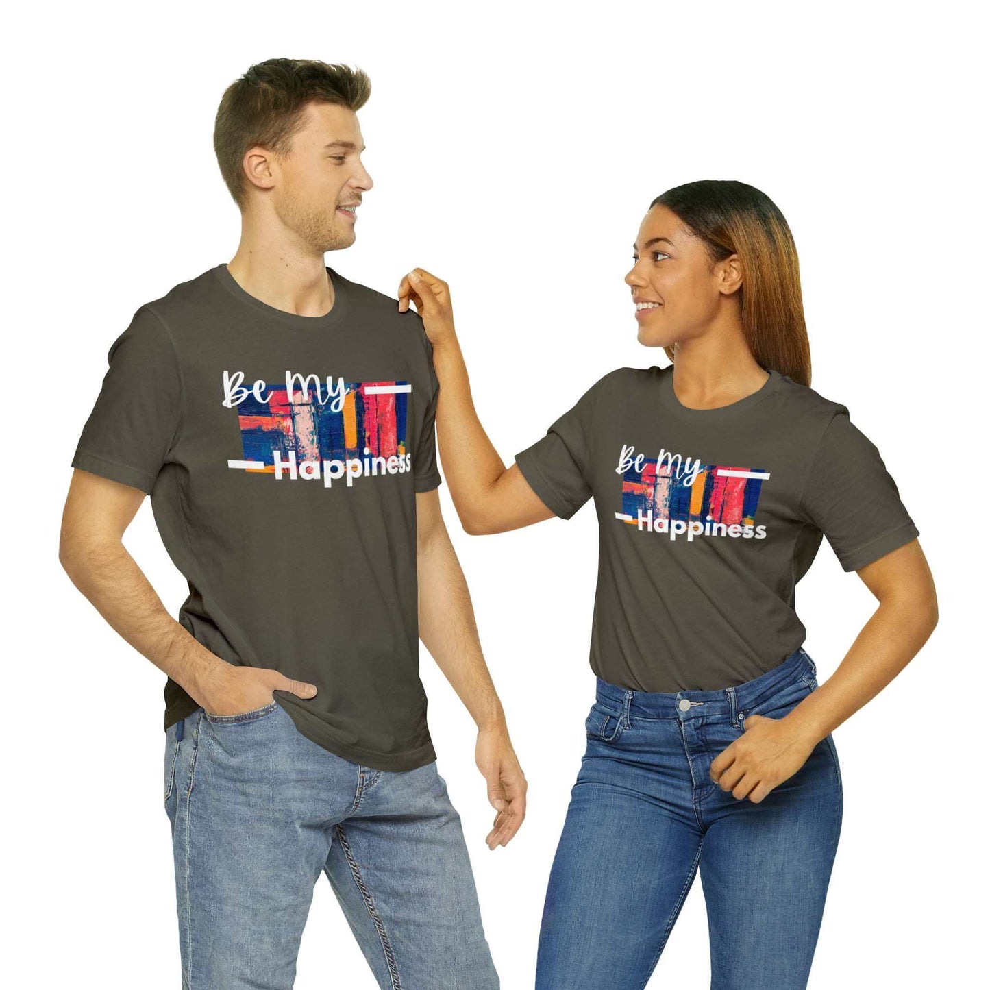 Be My Happiness - Jersey Short Sleeve Tee, Brand63