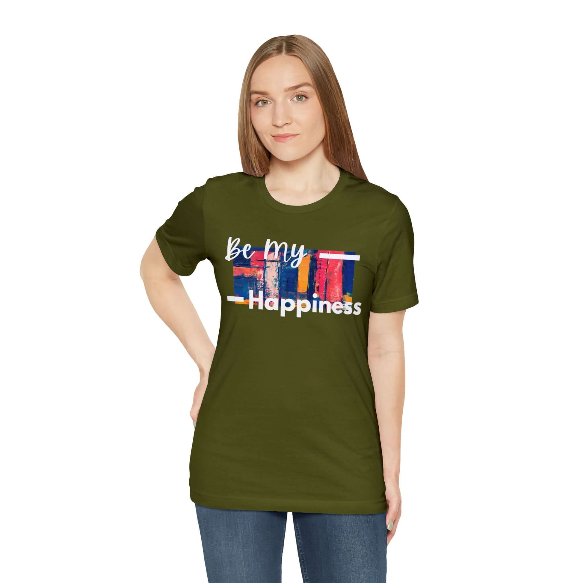 Be My Happiness - Jersey Short Sleeve Tee, Brand63
