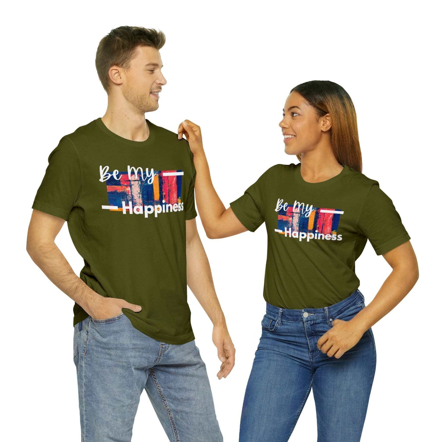 Be My Happiness - Jersey Short Sleeve Tee, Brand63