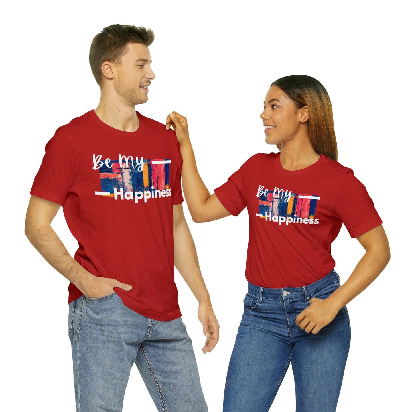 Be My Happiness - Jersey Short Sleeve Tee, Brand63