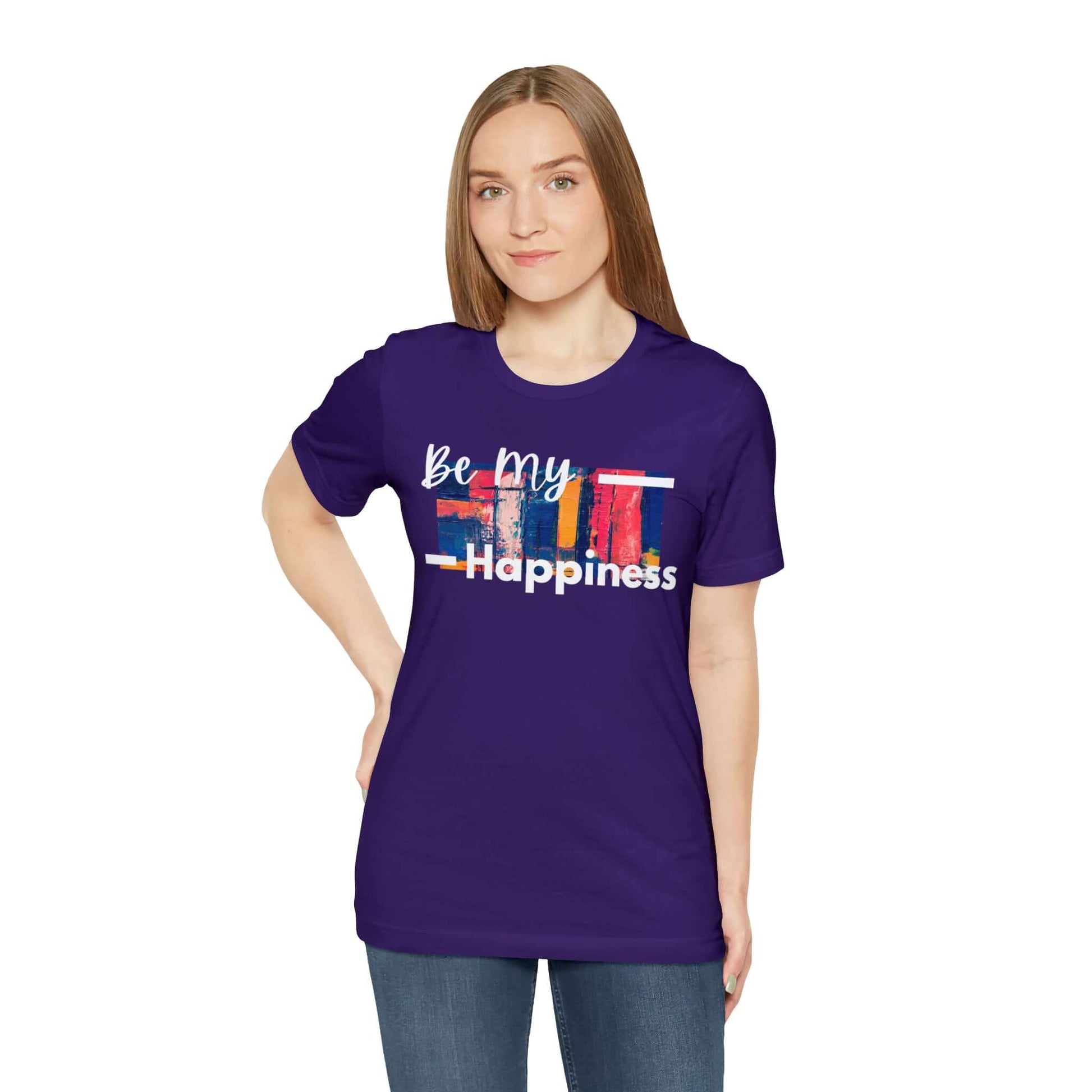 Be My Happiness - Jersey Short Sleeve Tee, Brand63
