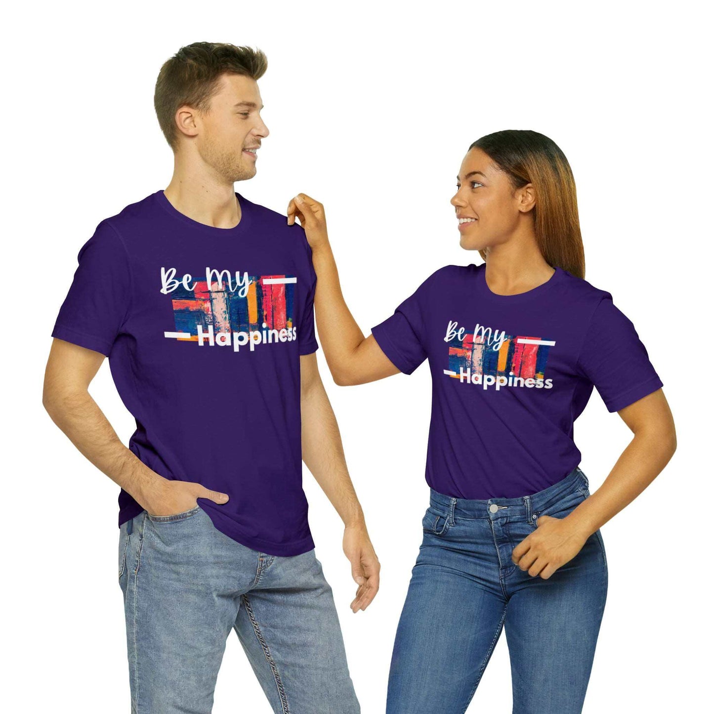 Be My Happiness - Jersey Short Sleeve Tee, Brand63