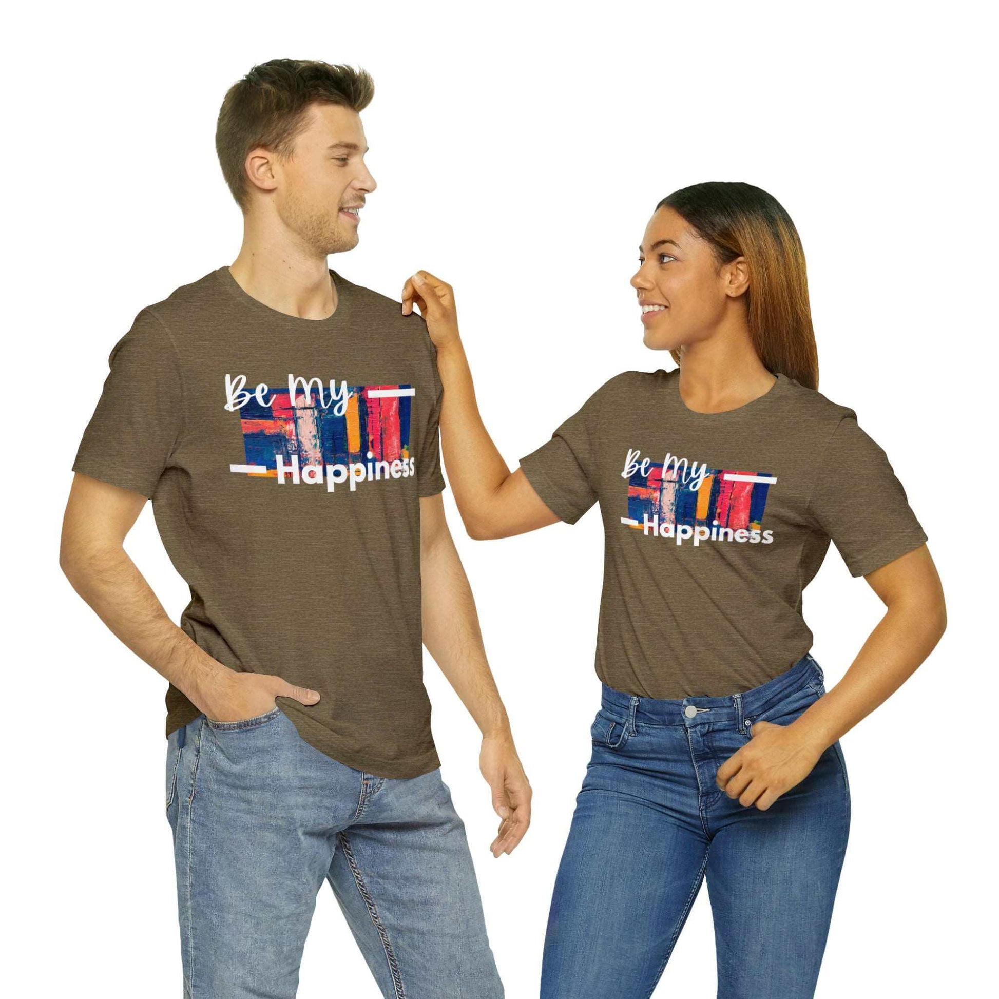Be My Happiness - Jersey Short Sleeve Tee, Brand63
