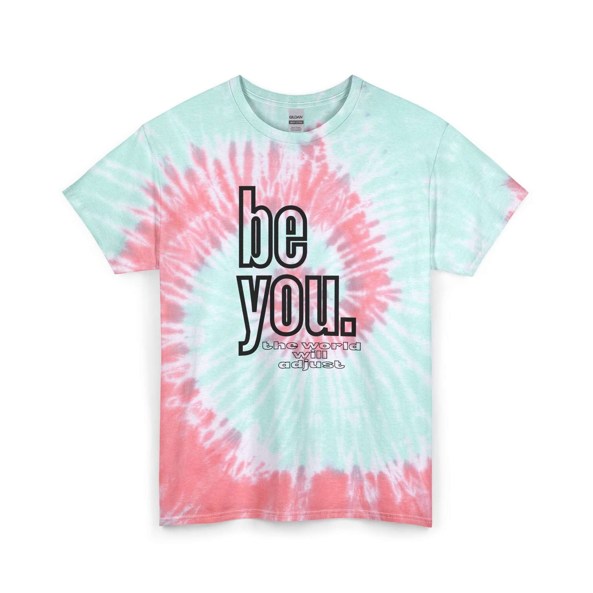 "Be You" Tie-Dye Tee — Inspirational Cotton T-Shirt, Brand63