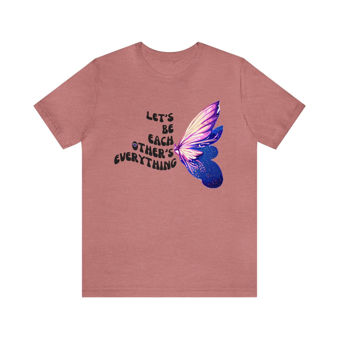 Beautiful Together Butterfly! - Jersey T-Shirt | Front and Back Printed Tee, Brand63