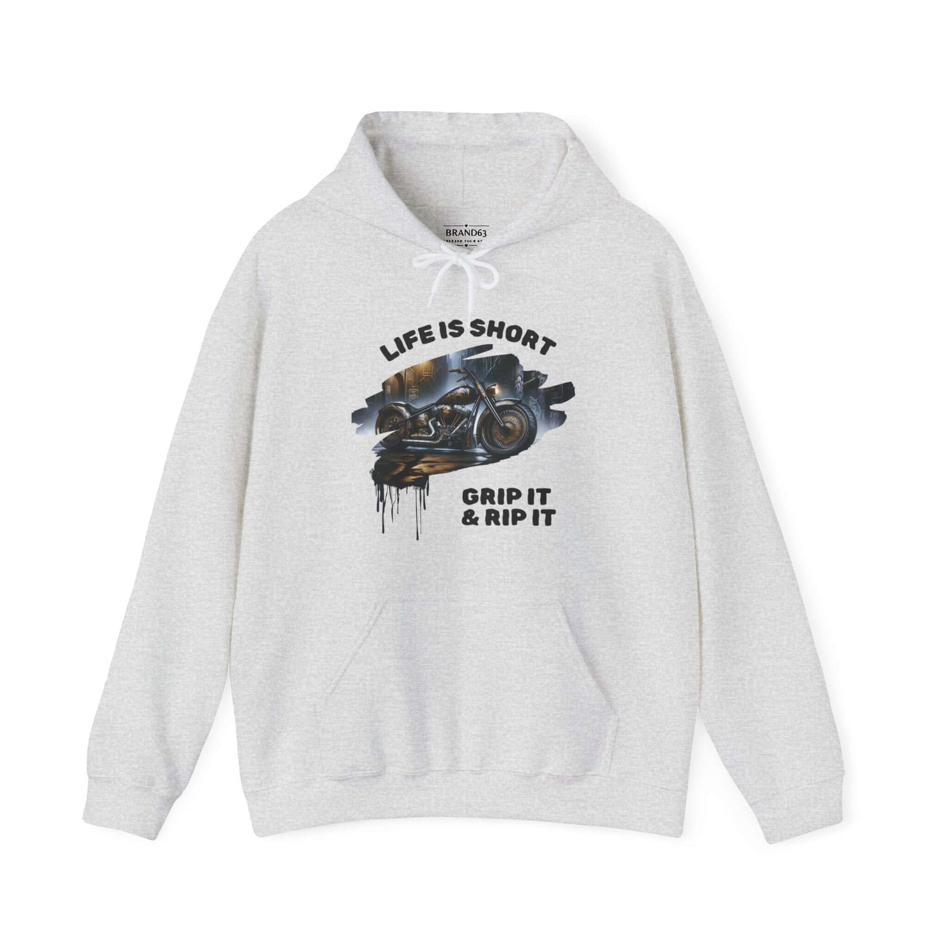 Biker Hoodie | Road-Ready "Grip It & Rip It" | Ride in Style & Comfort!, Brand63