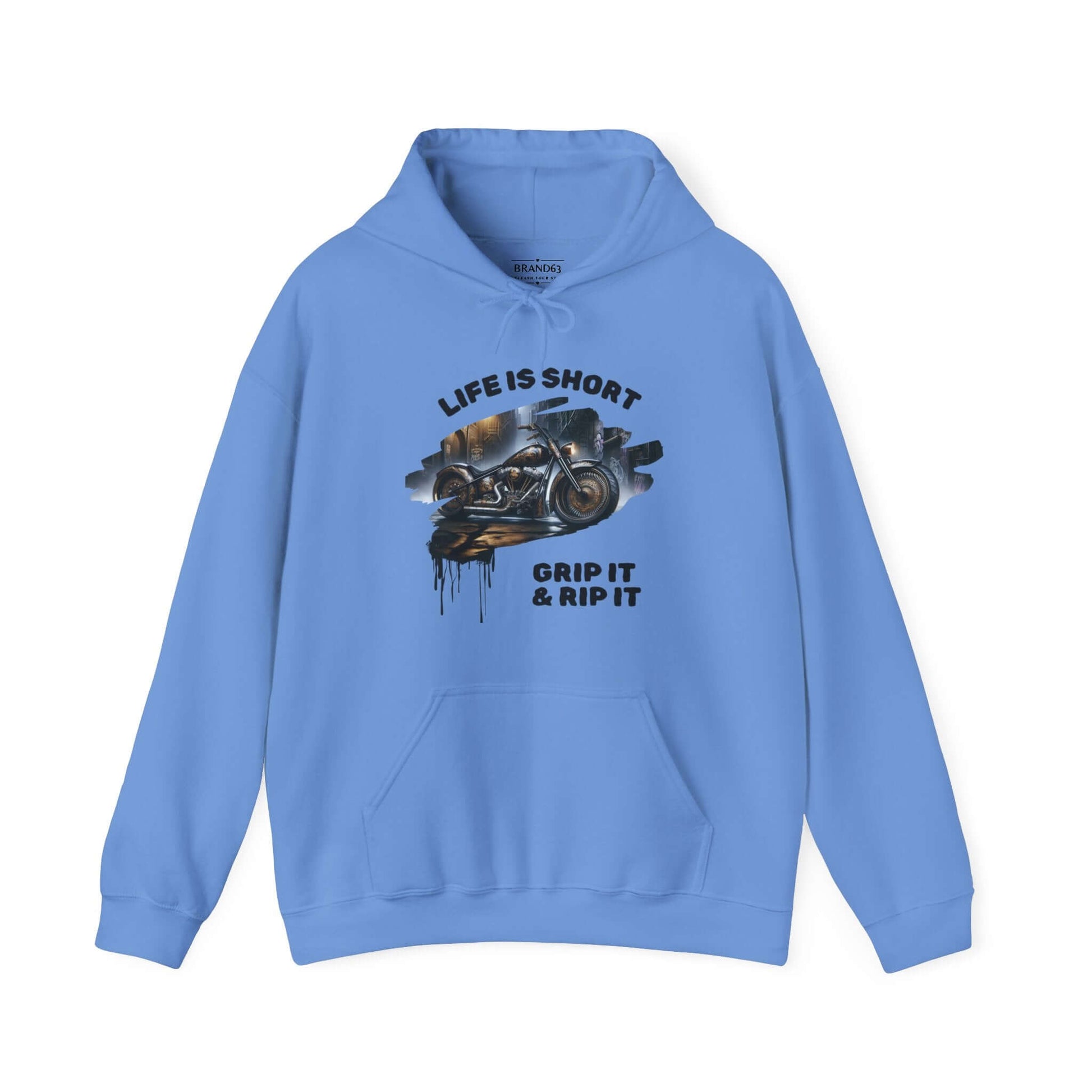 Biker Hoodie | Road-Ready "Grip It & Rip It" | Ride in Style & Comfort!, Brand63