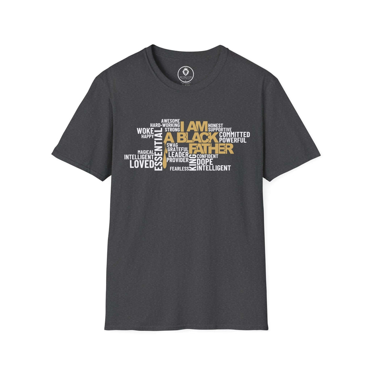 Black Father T-Shirt | Father's Day Gift, Brand63