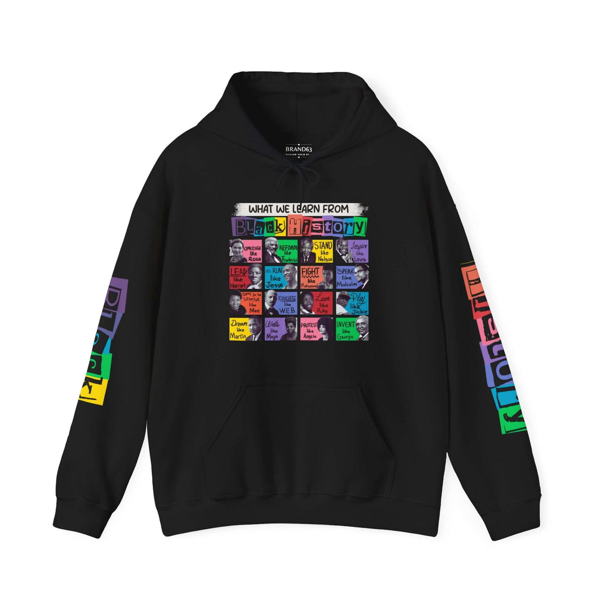 Black History Heritage Iconic Hoodie, Brand63
