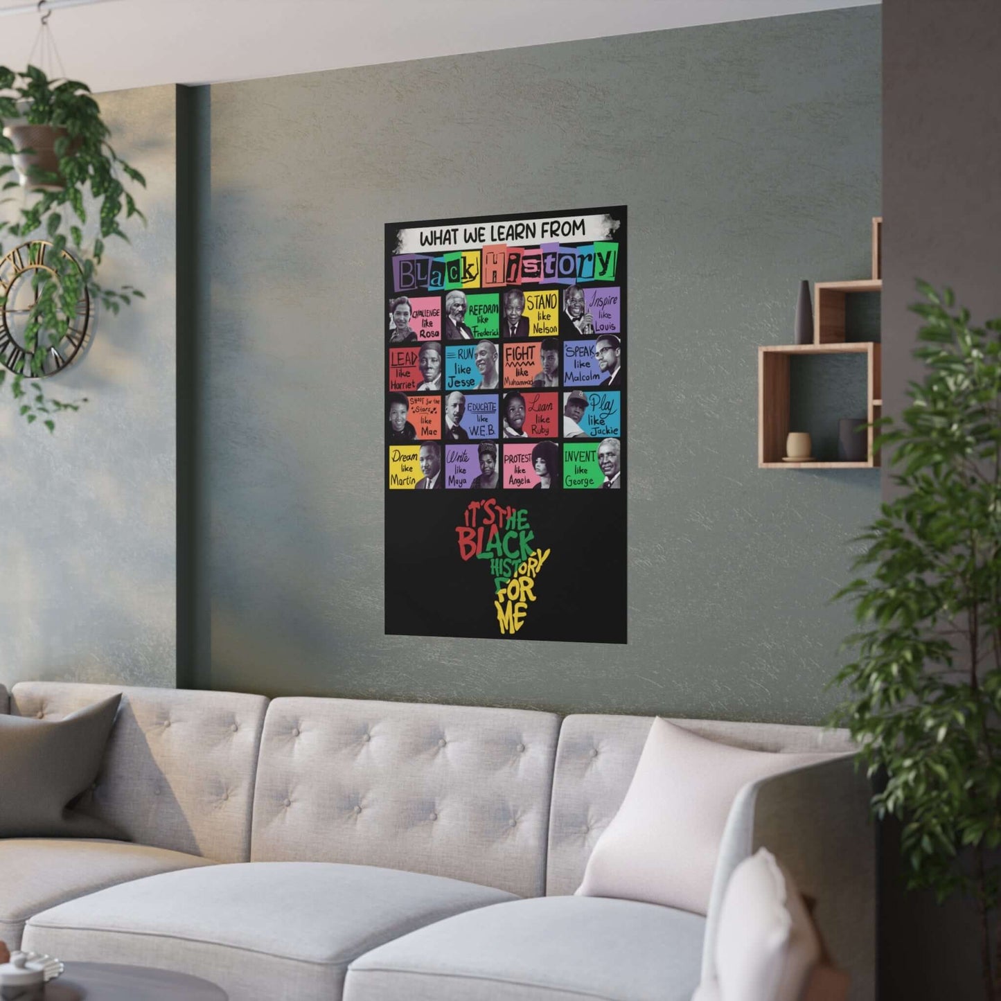 Black History Heritage Iconic Poster, Brand63