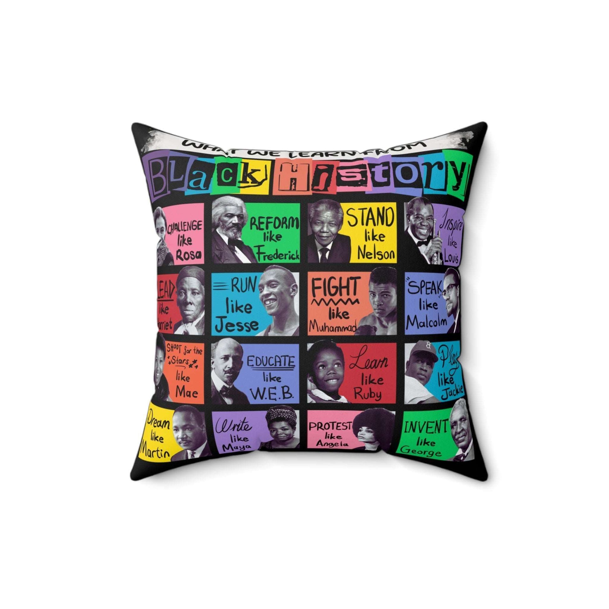Black History Icons Pillow, Brand63