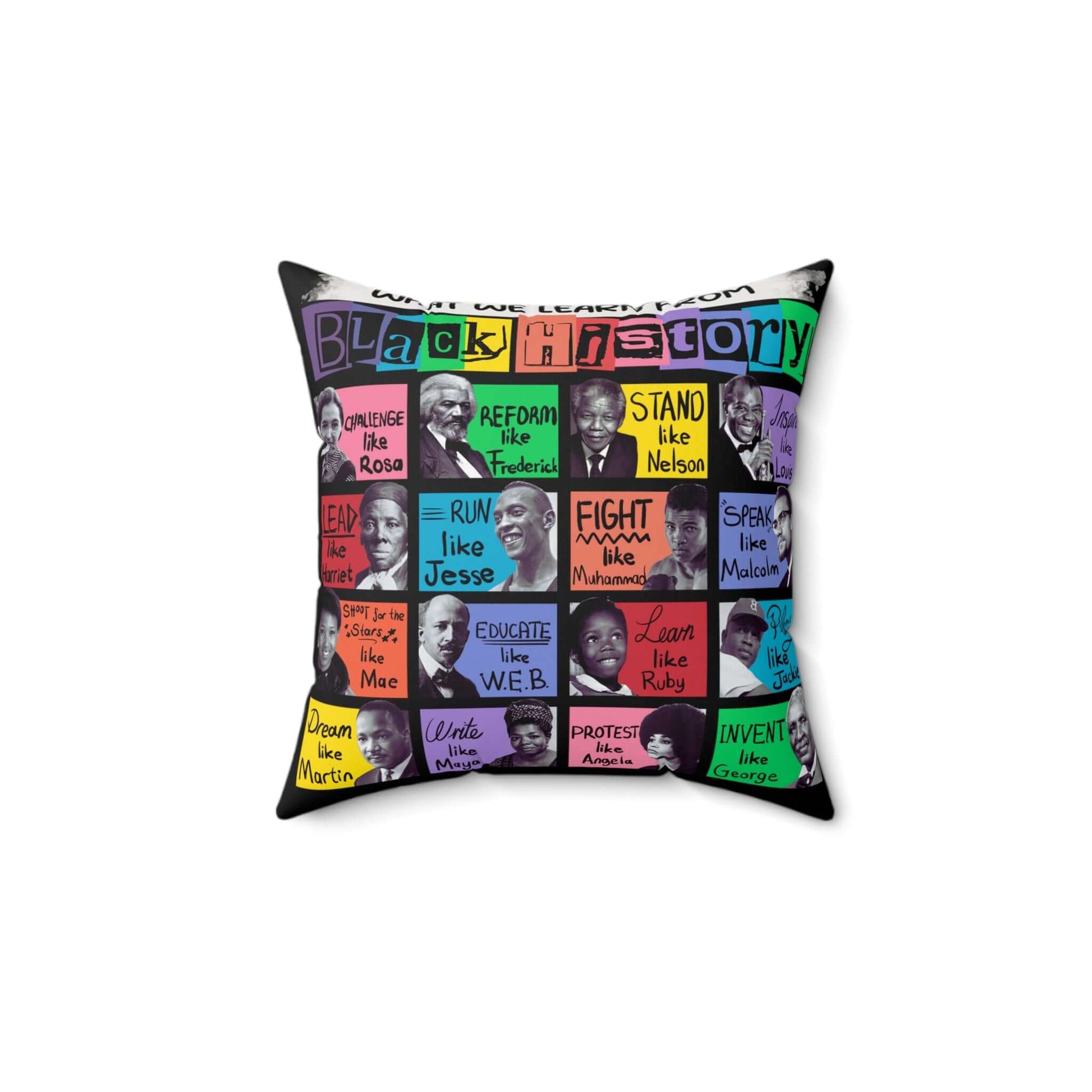 Black History Icons Pillow, Brand63
