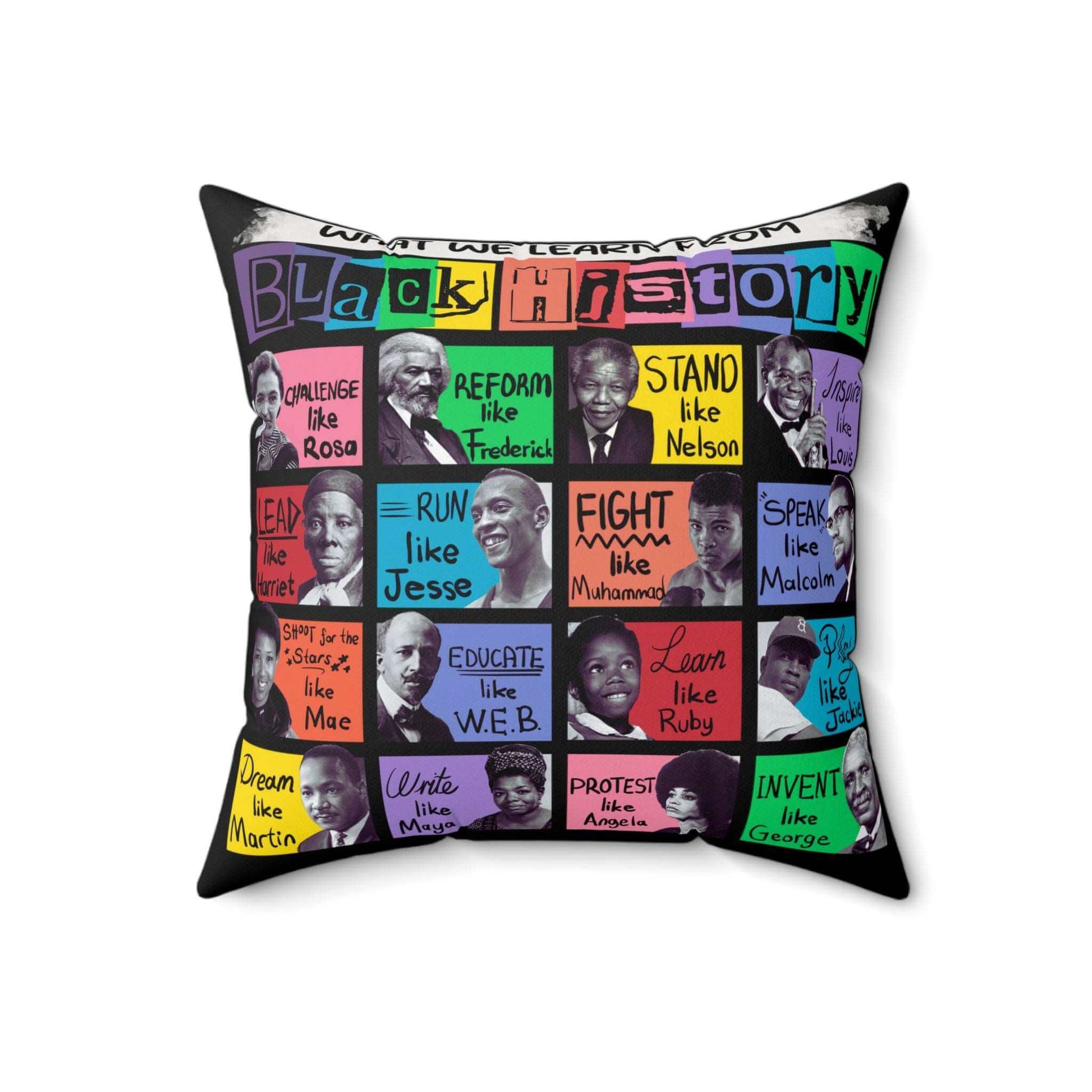 Black History Icons Pillow, Brand63