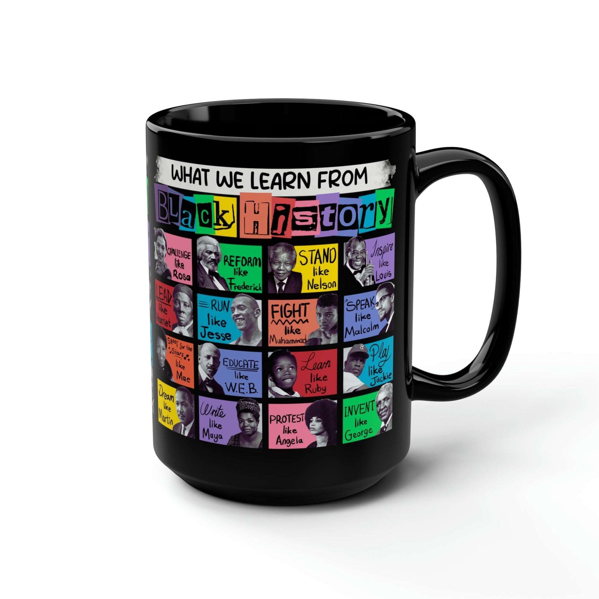 Black History Legacy Iconic Coffee Mug | Famous Black Icons, Brand63