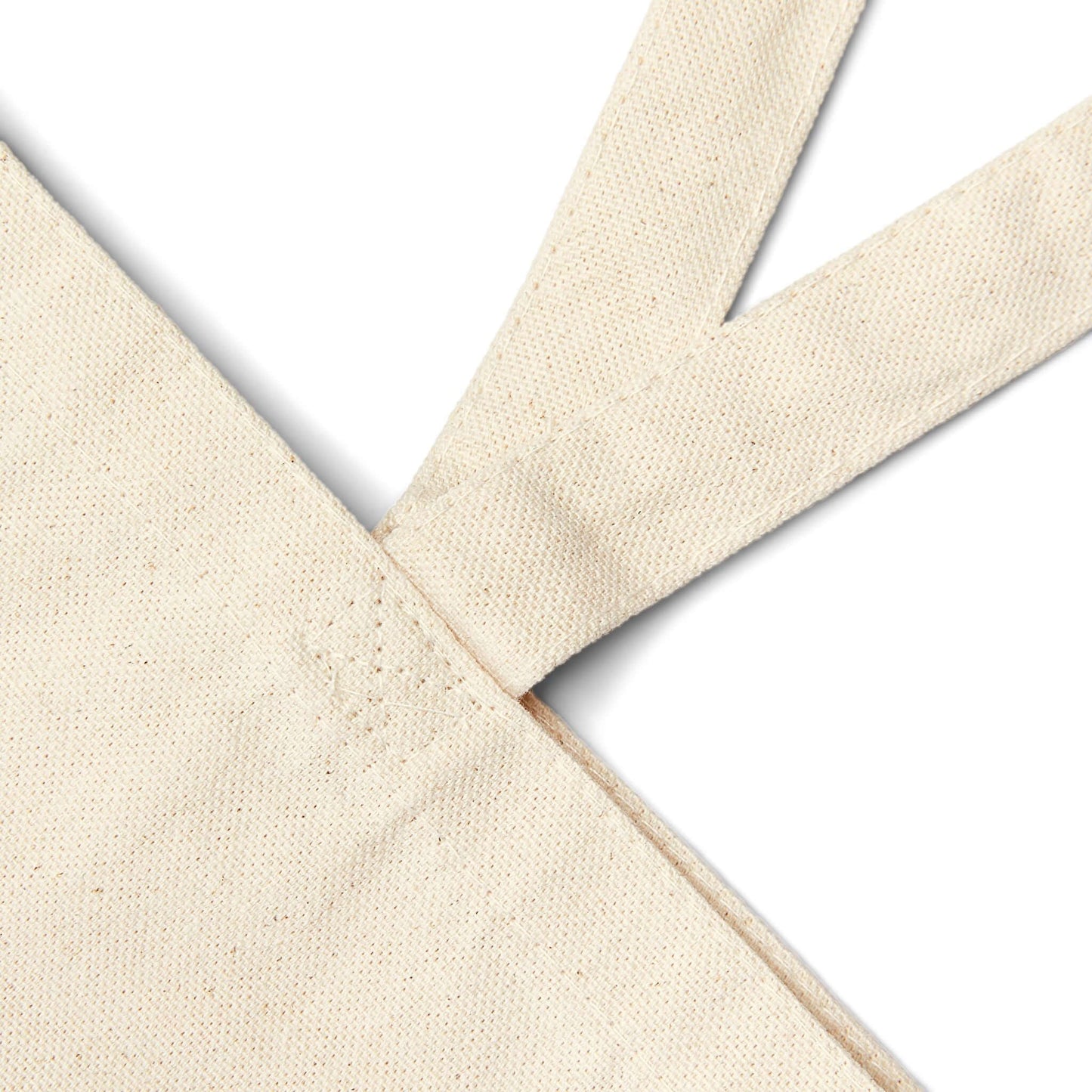 Close-up of the straps on a Black History Women’s Empowerment Cotton Canvas Tote Bag, highlighting its durability and design.