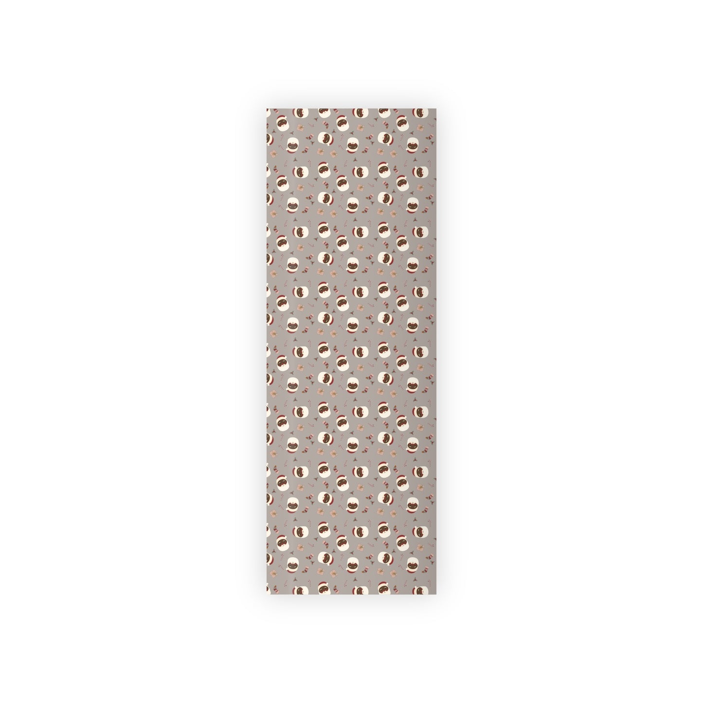 Black Santa Christmas Wrapping Paper, Brand63
