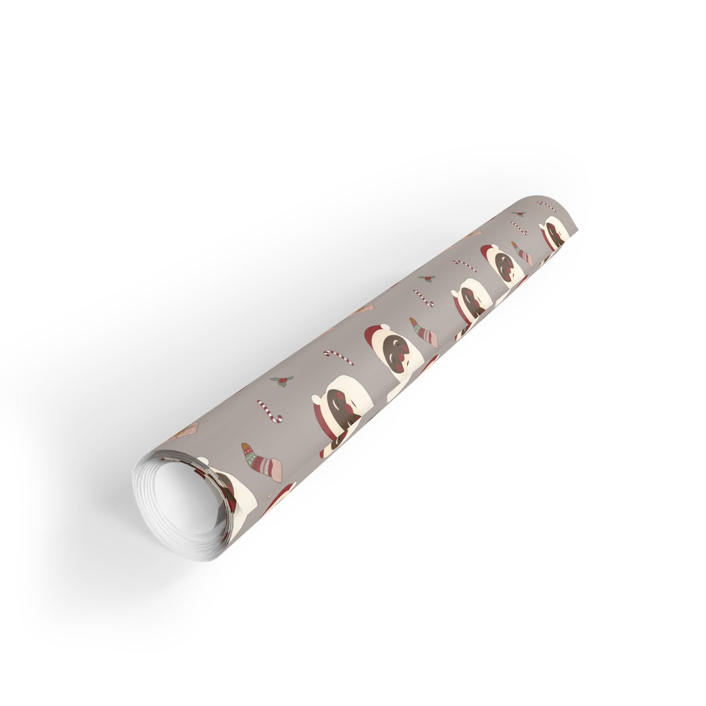 Black Santa Christmas Wrapping Paper, Brand63