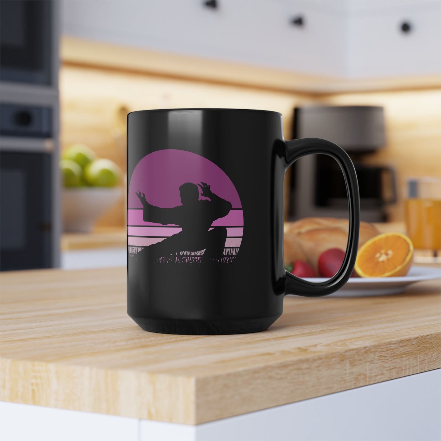 Black mug Martial Art