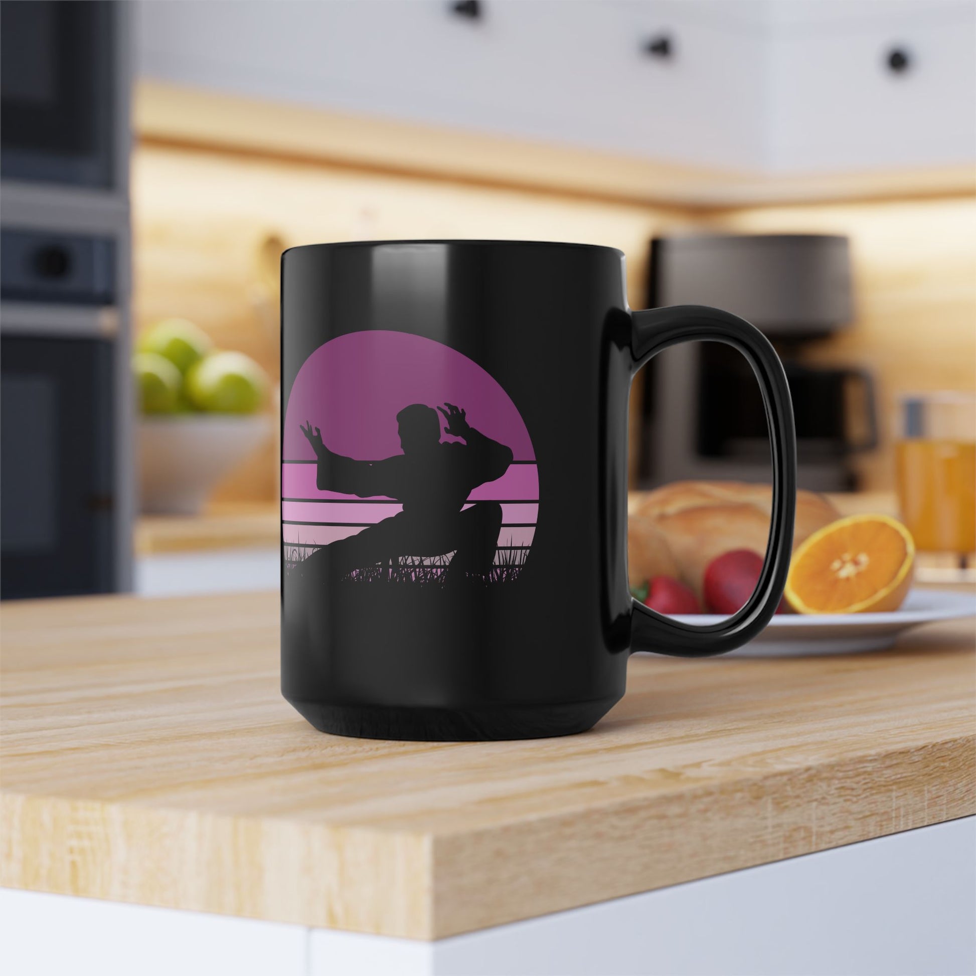 Black mug Martial Art