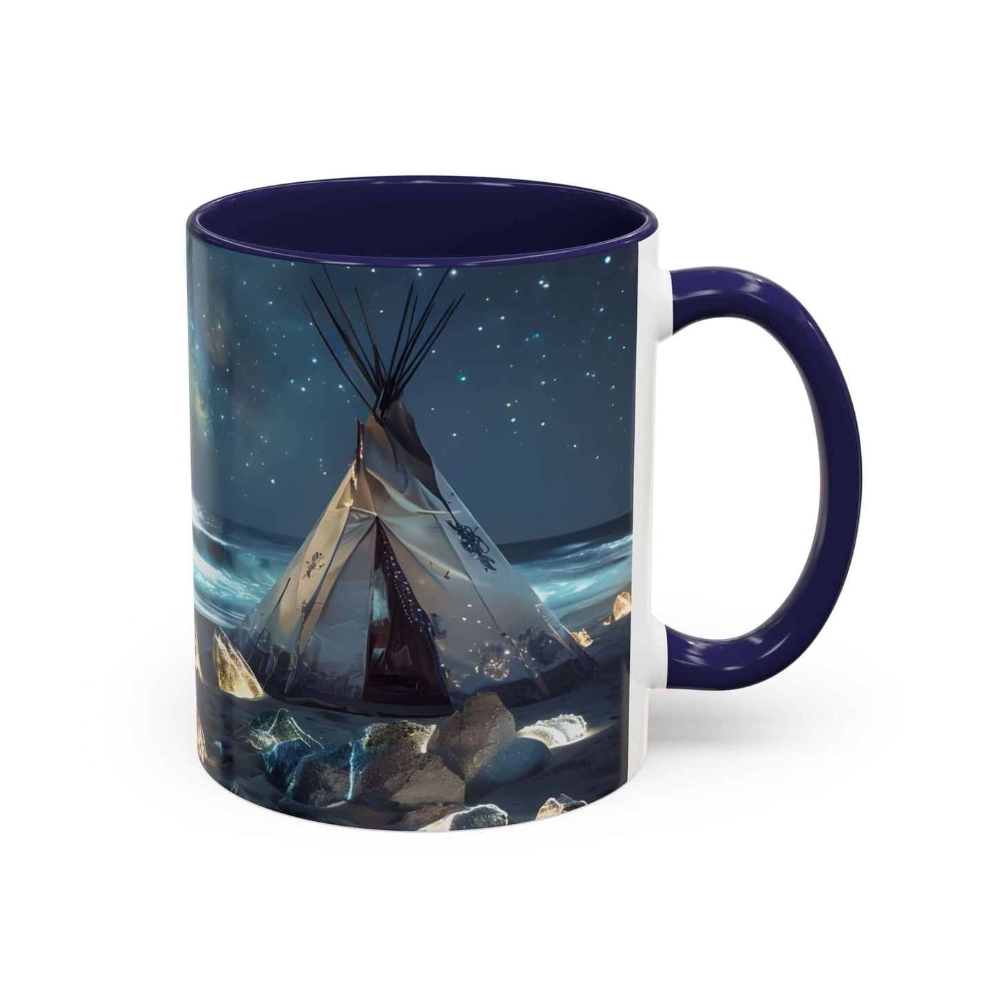 Bohemian Native American Dreamscape Accent Coffee Mug, Brand63