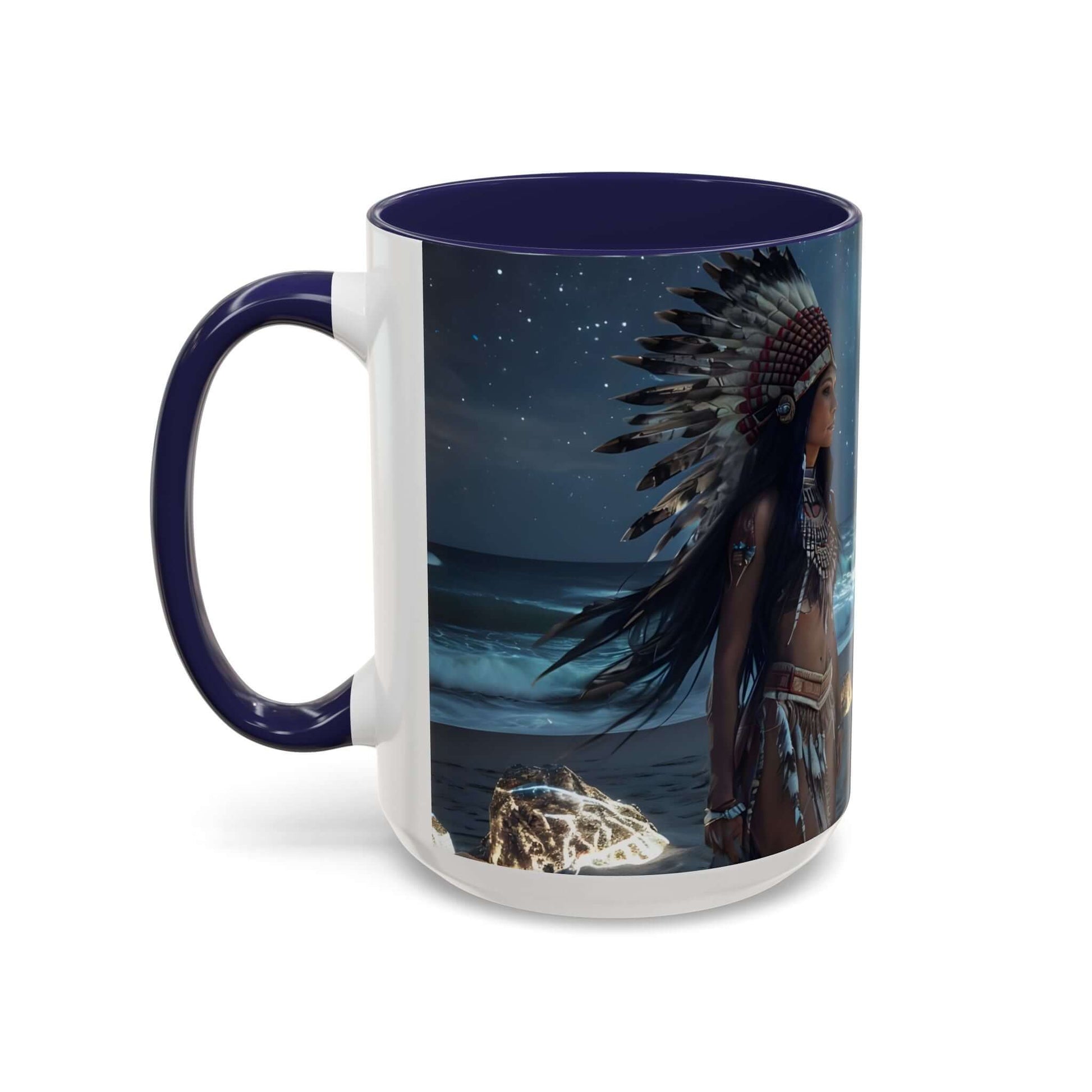 Bohemian Native American Dreamscape Accent Coffee Mug, Brand63