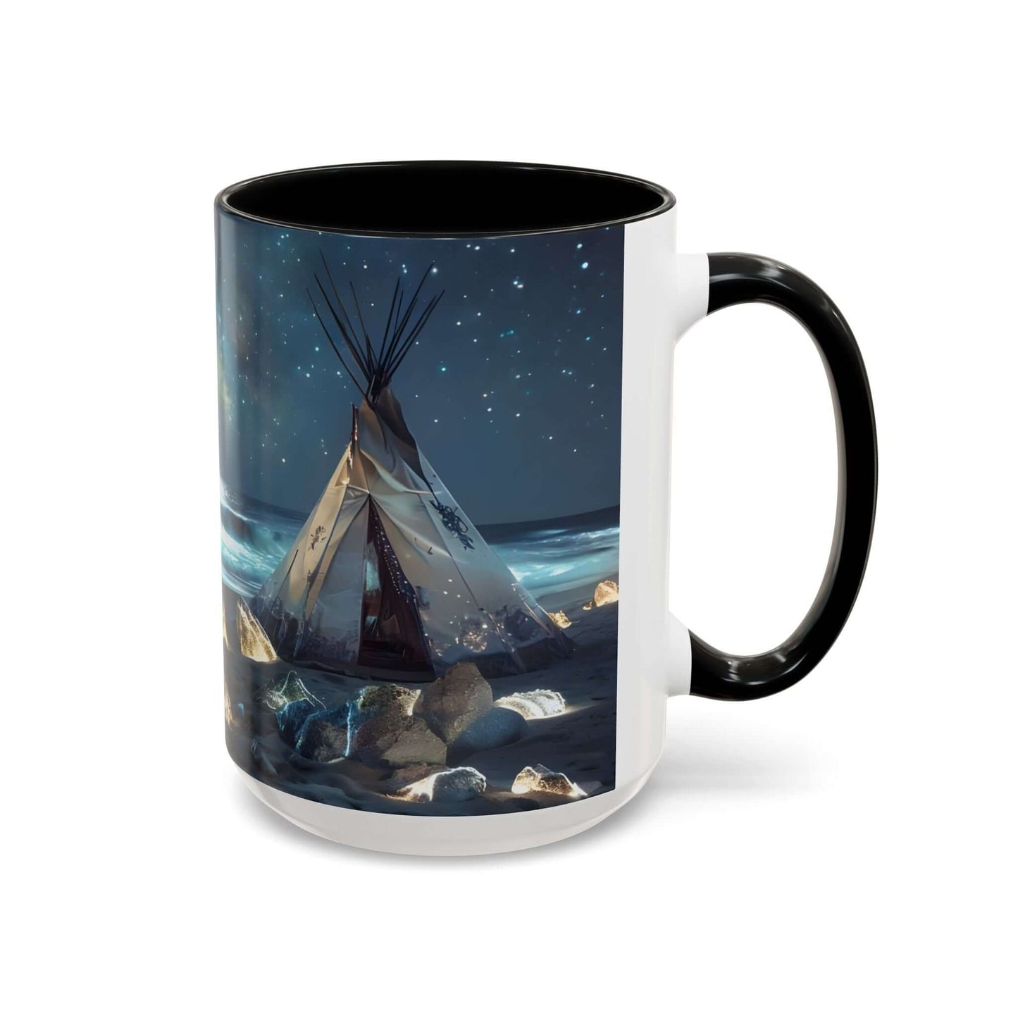 Bohemian Native American Dreamscape Accent Coffee Mug, Brand63