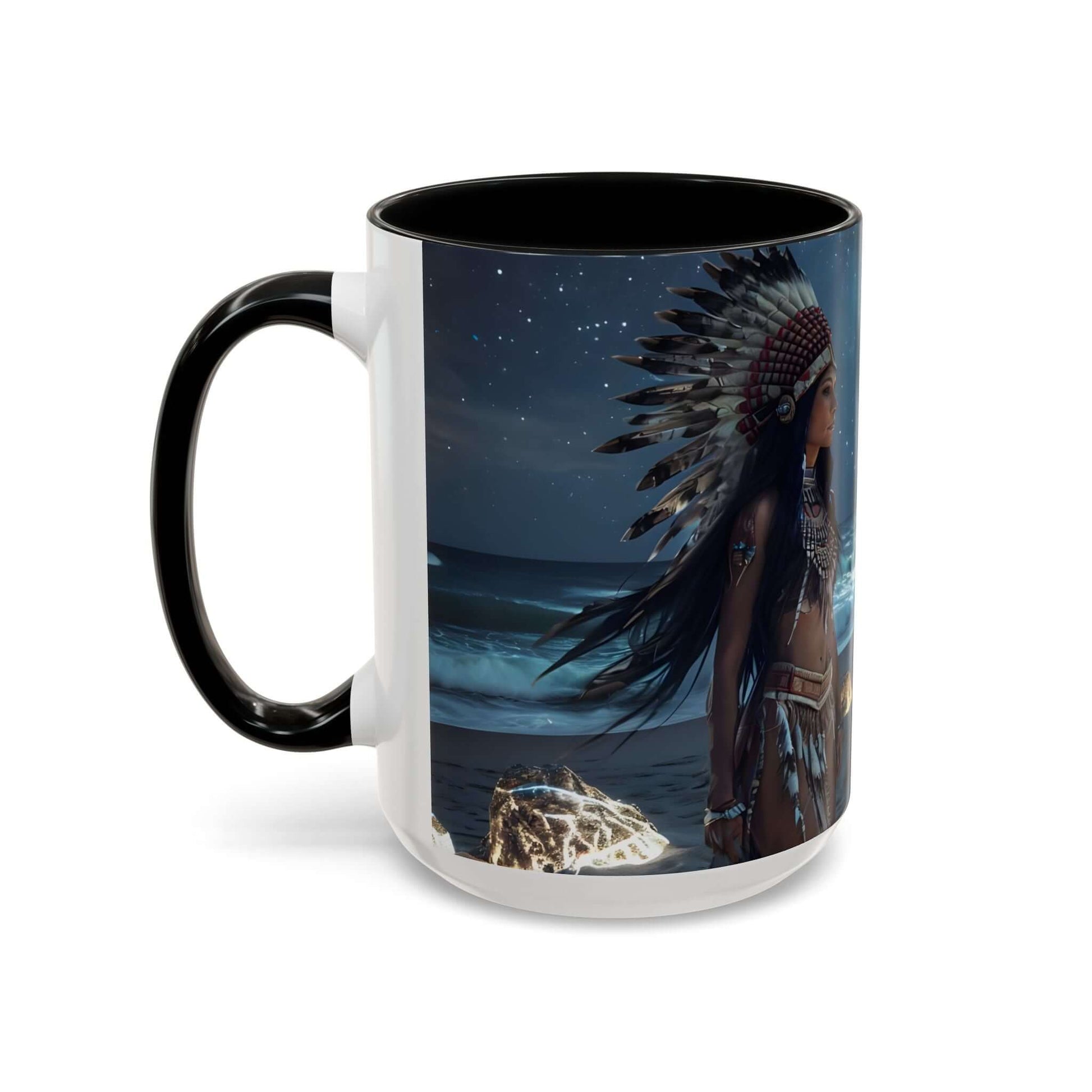 Bohemian Native American Dreamscape Accent Coffee Mug, Brand63