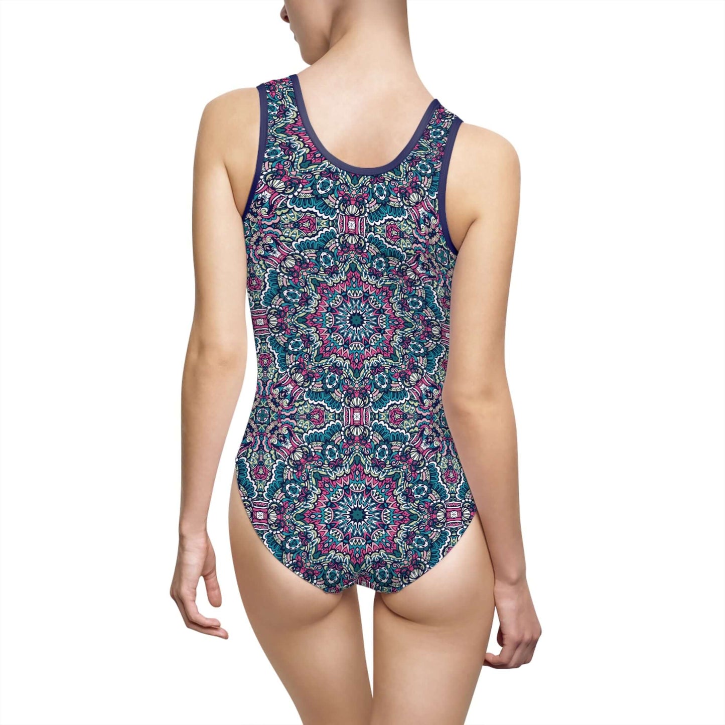 Bohemian One-Piece Swimsuit for Women, Plus Sizes Available, Brand63