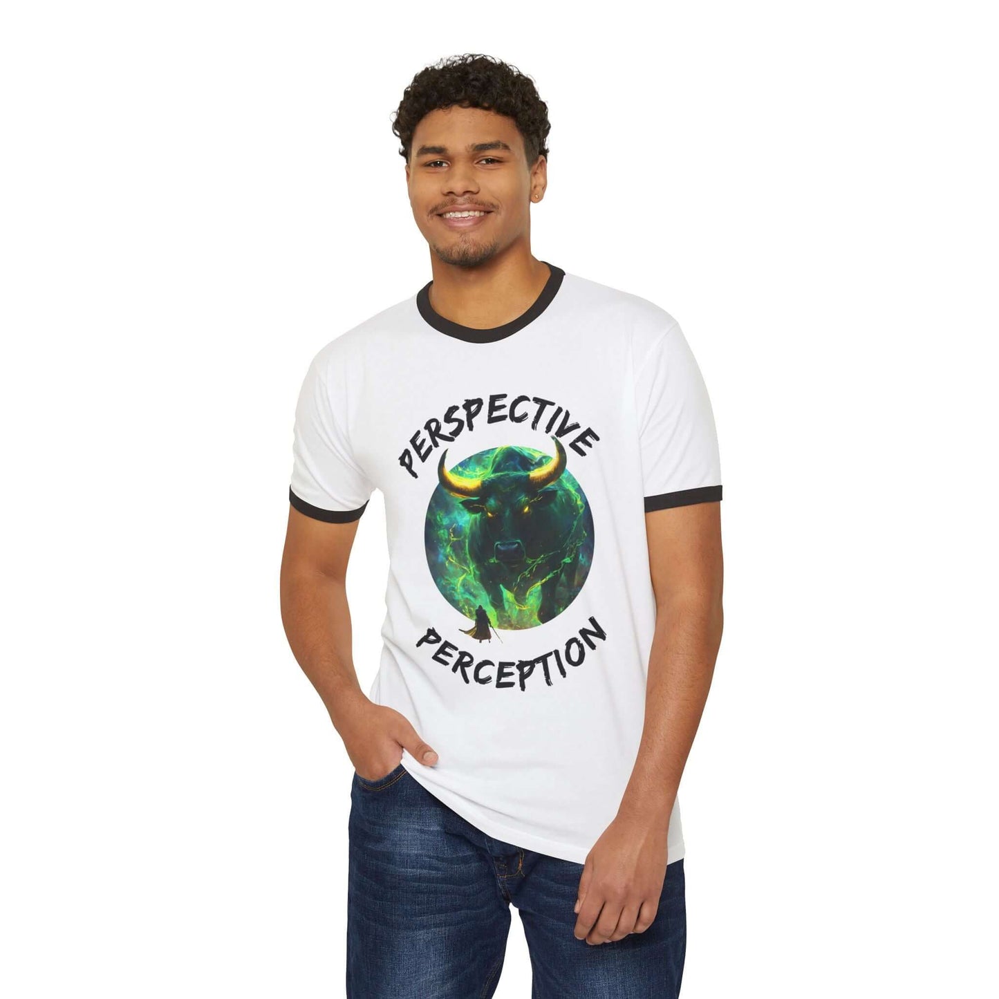 Bold Mindset Streetwear Cotton Ringer T-Shirt, Brand63