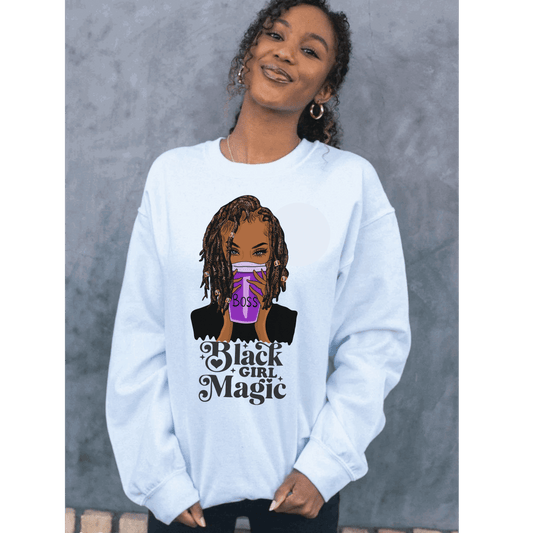 Bold and Empowering Black Girl Magic Sweatshirts, Brand63