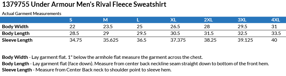 Under Armour Mens Baseball Rival Fleece Sweatshirt