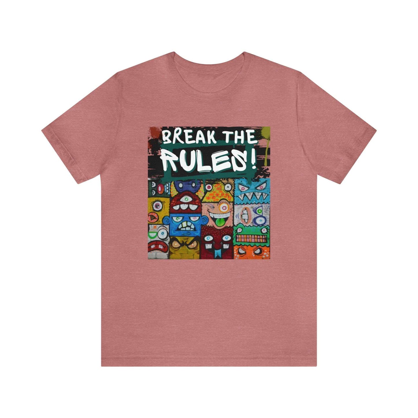 Break The Rules! - Jersey T-Shirt, Brand63