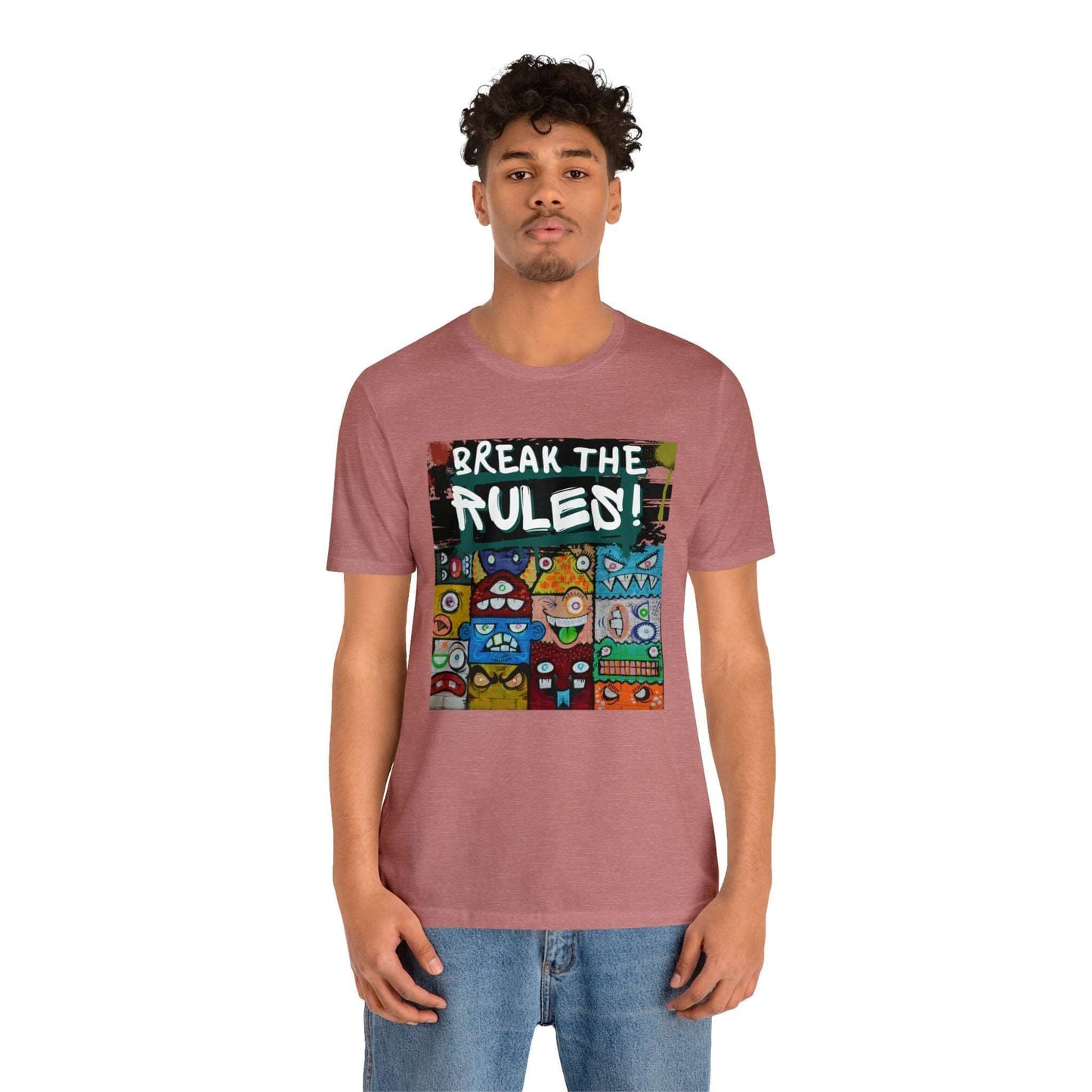 Break The Rules! - Jersey T-Shirt, Brand63