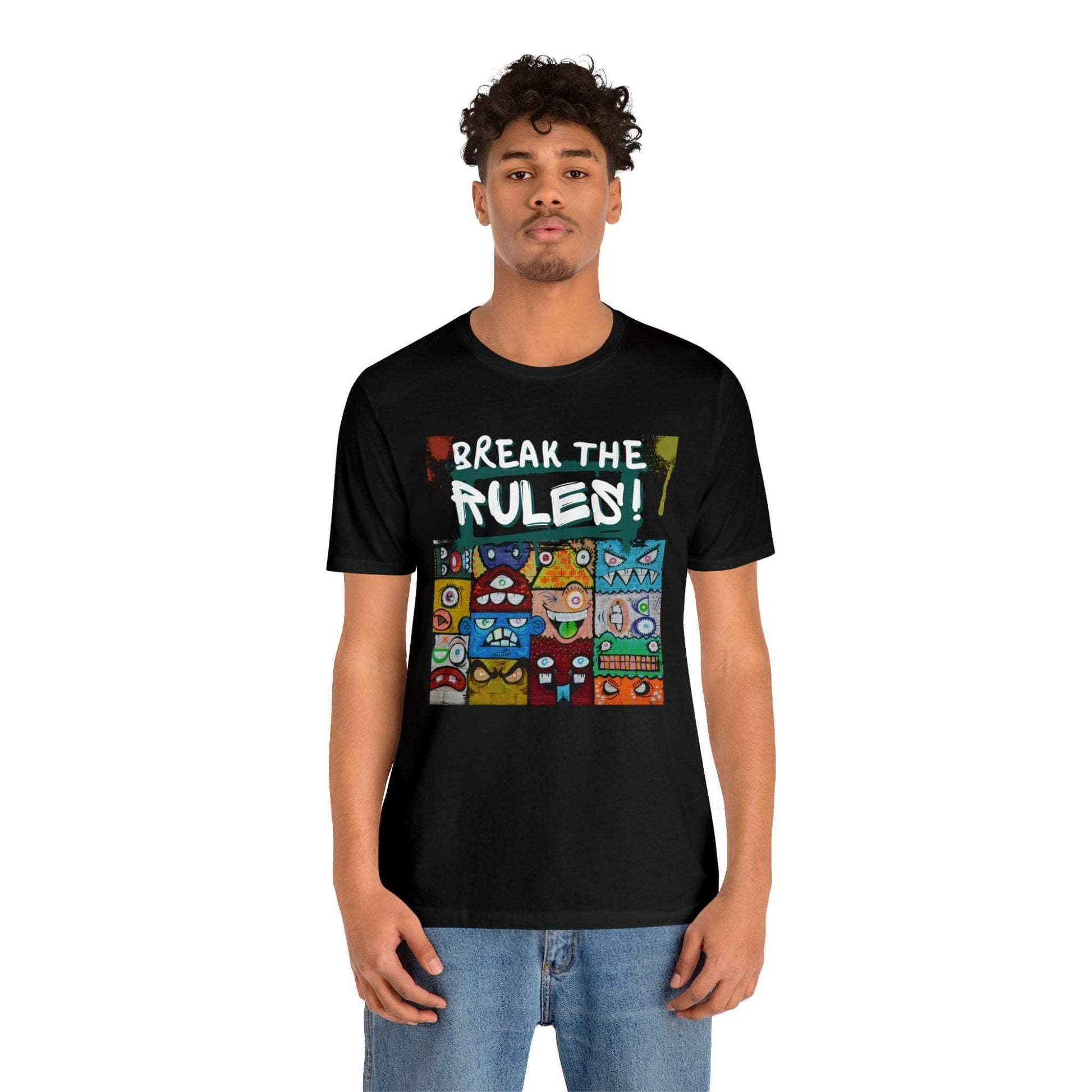 Break The Rules! - Jersey T-Shirt, Brand63