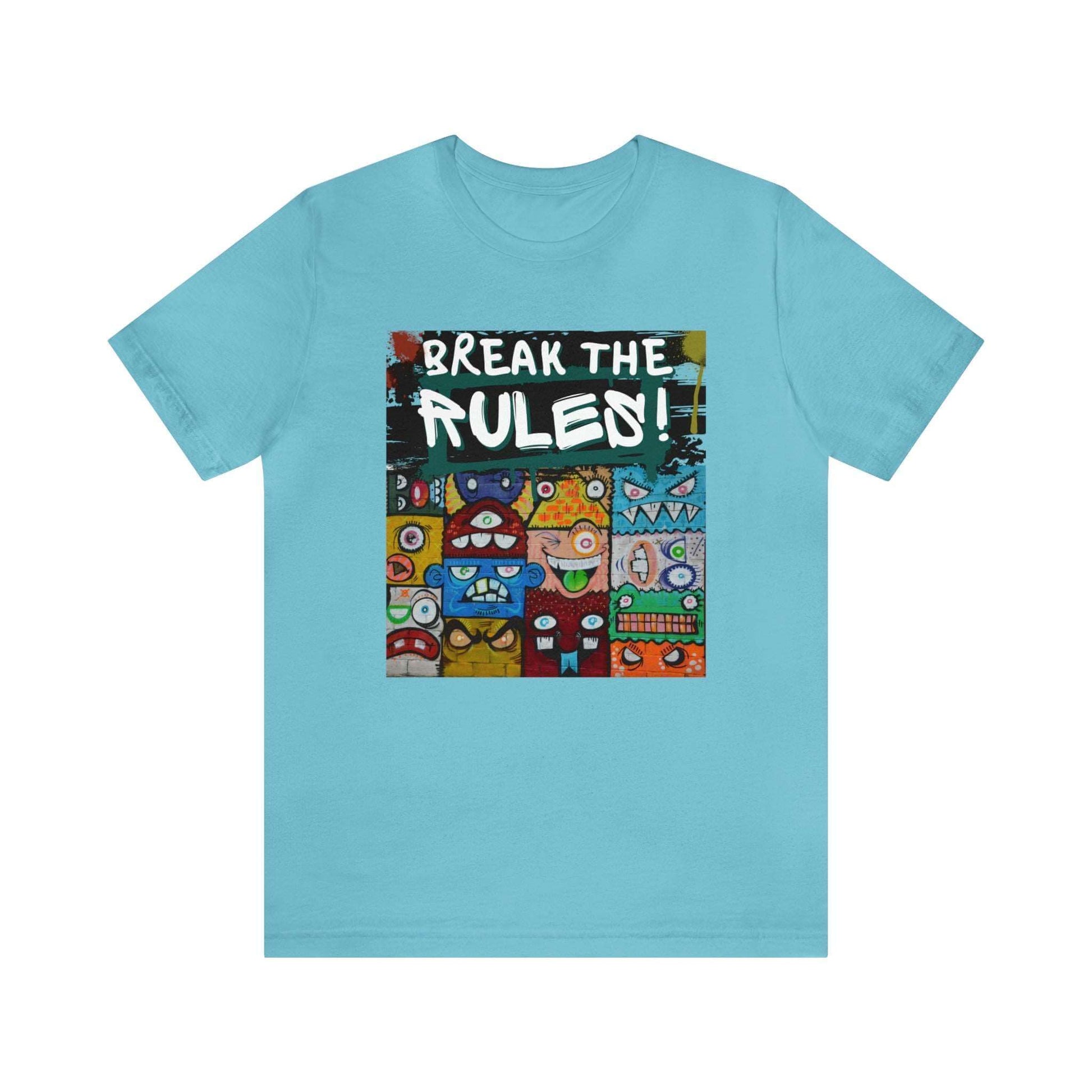 Break The Rules! - Jersey T-Shirt, Brand63