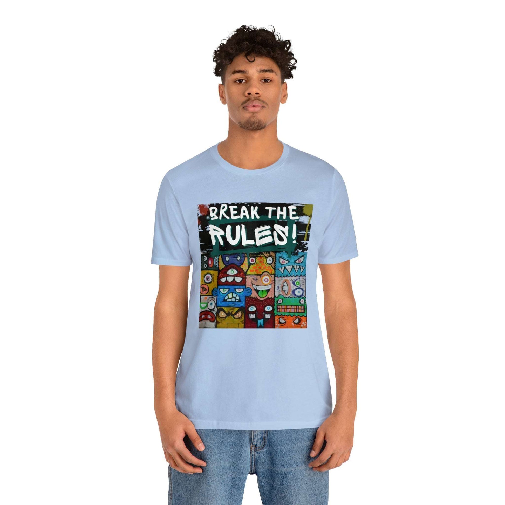 Break The Rules! - Jersey T-Shirt, Brand63