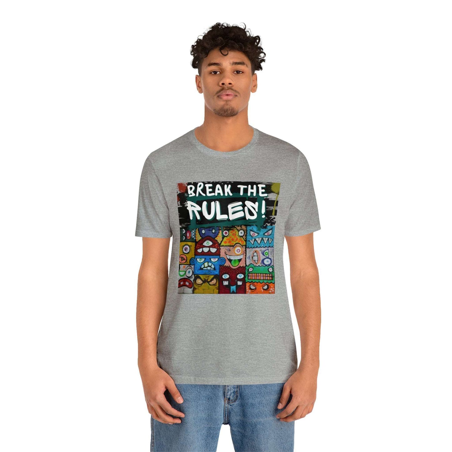 Break The Rules! - Jersey T-Shirt, Brand63