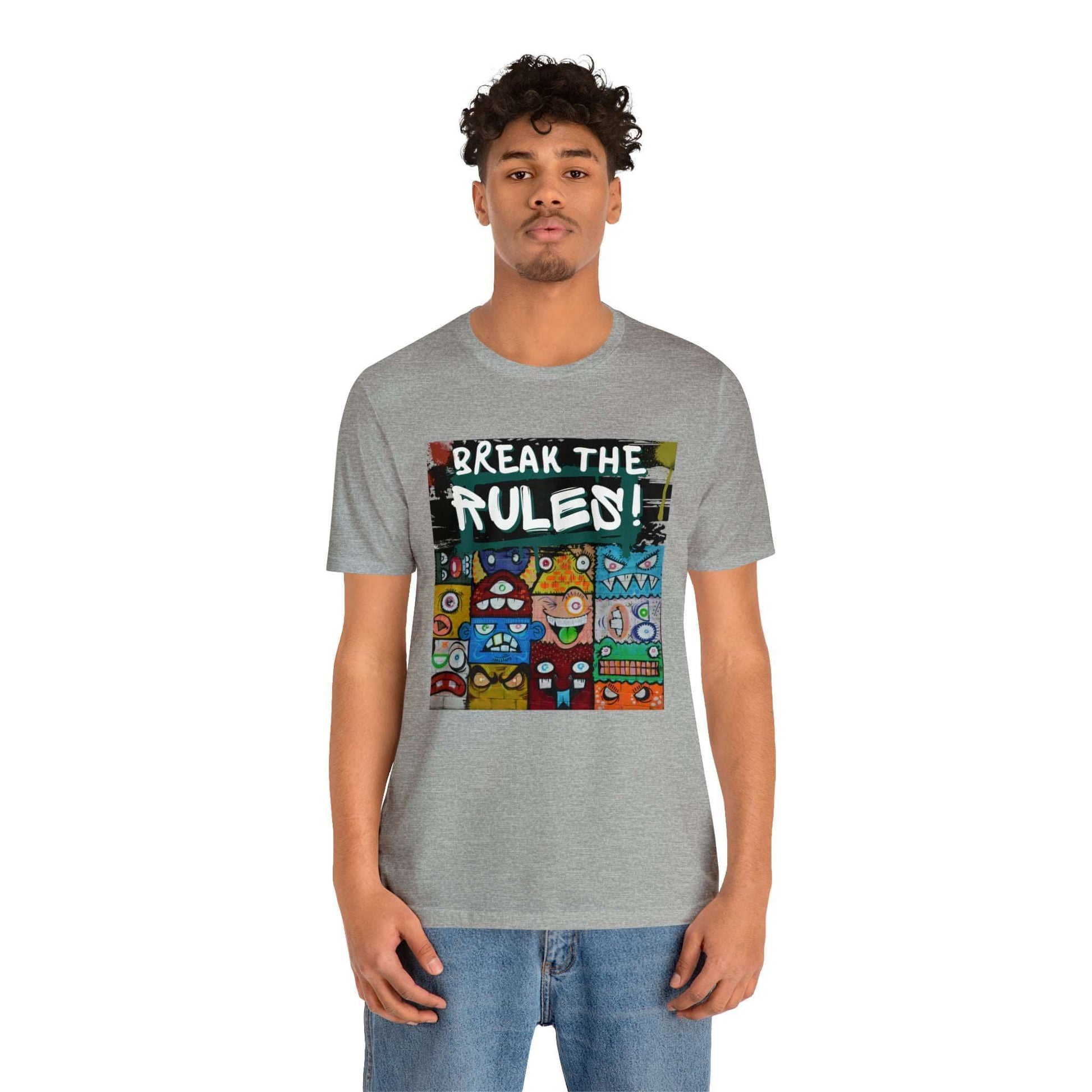 Break The Rules! - Jersey T-Shirt, Brand63