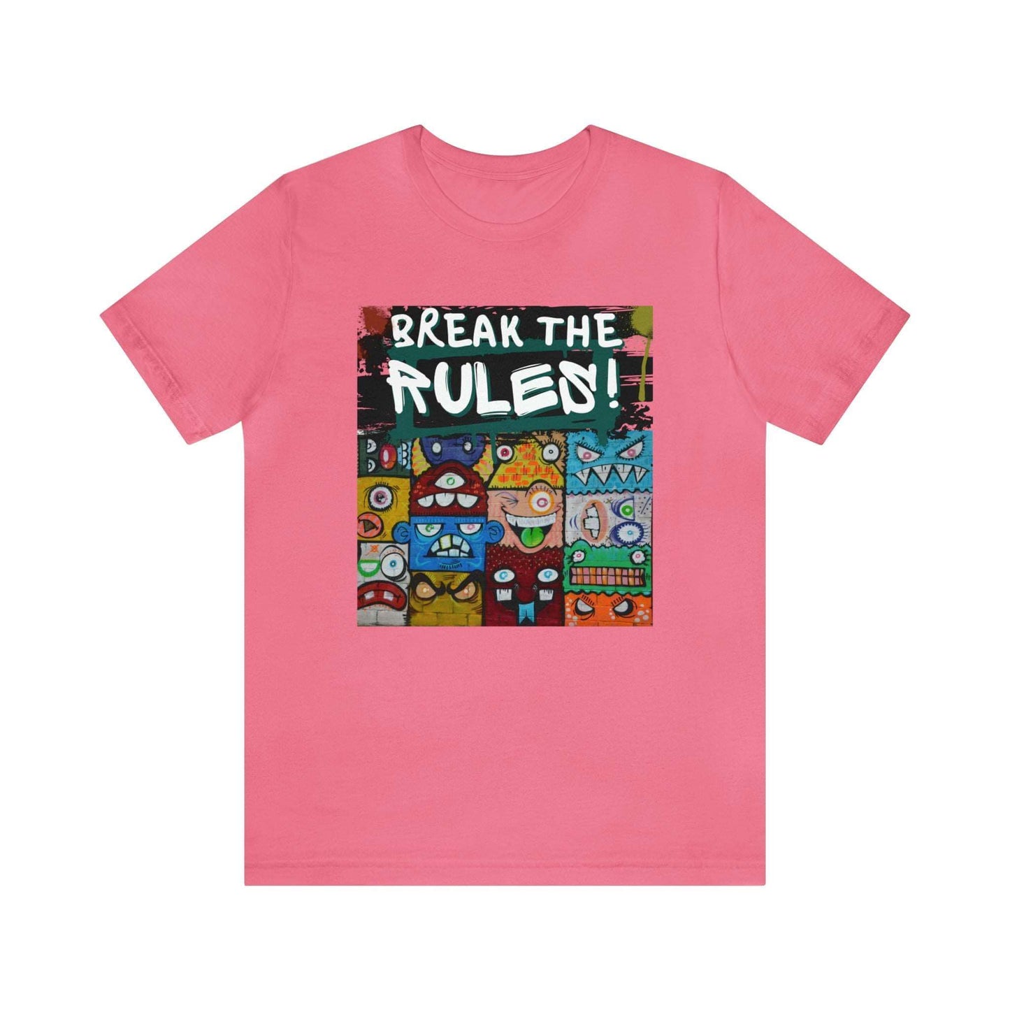Break The Rules! - Jersey T-Shirt, Brand63