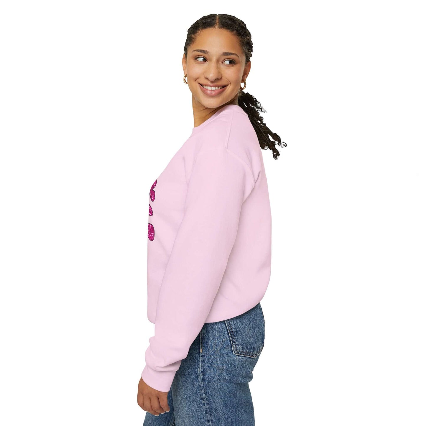 Breast Cancer Awareness Crewneck Sweatshirt | Wear Pink In October, Brand63