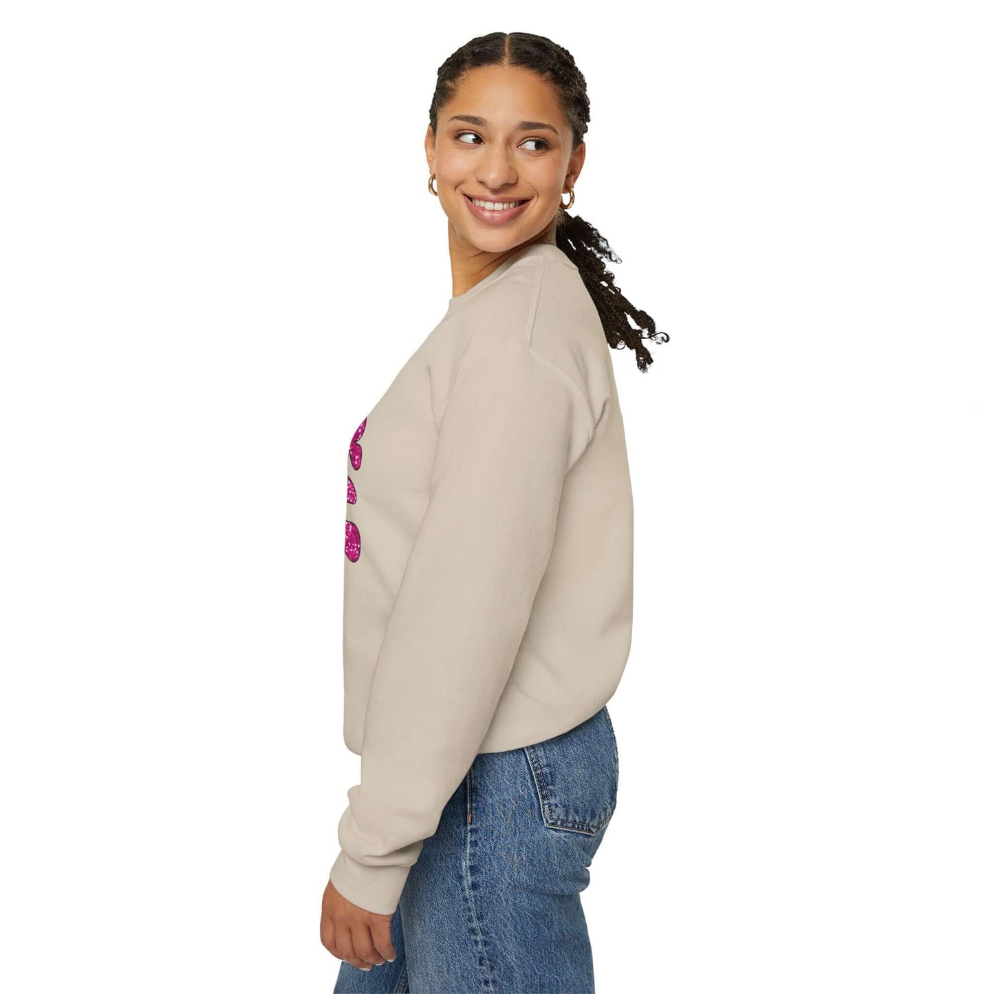 Breast Cancer Awareness Crewneck Sweatshirt | Wear Pink In October, Brand63