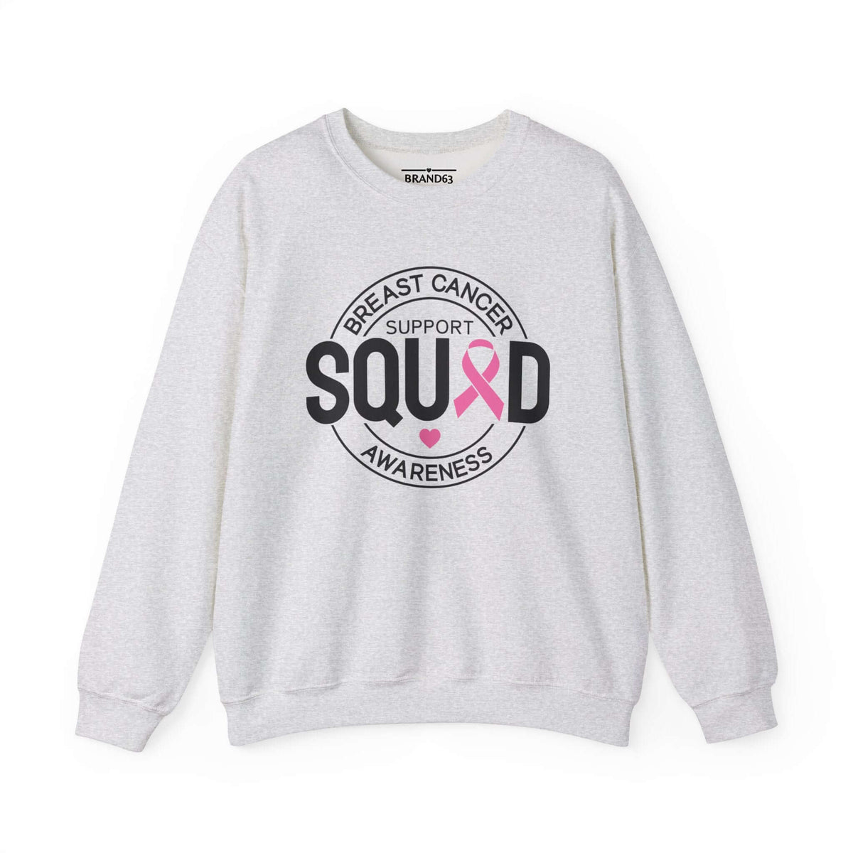 Breast Cancer Awareness Month Crewneck Sweatshirt | Support Squad Apparel, Brand63
