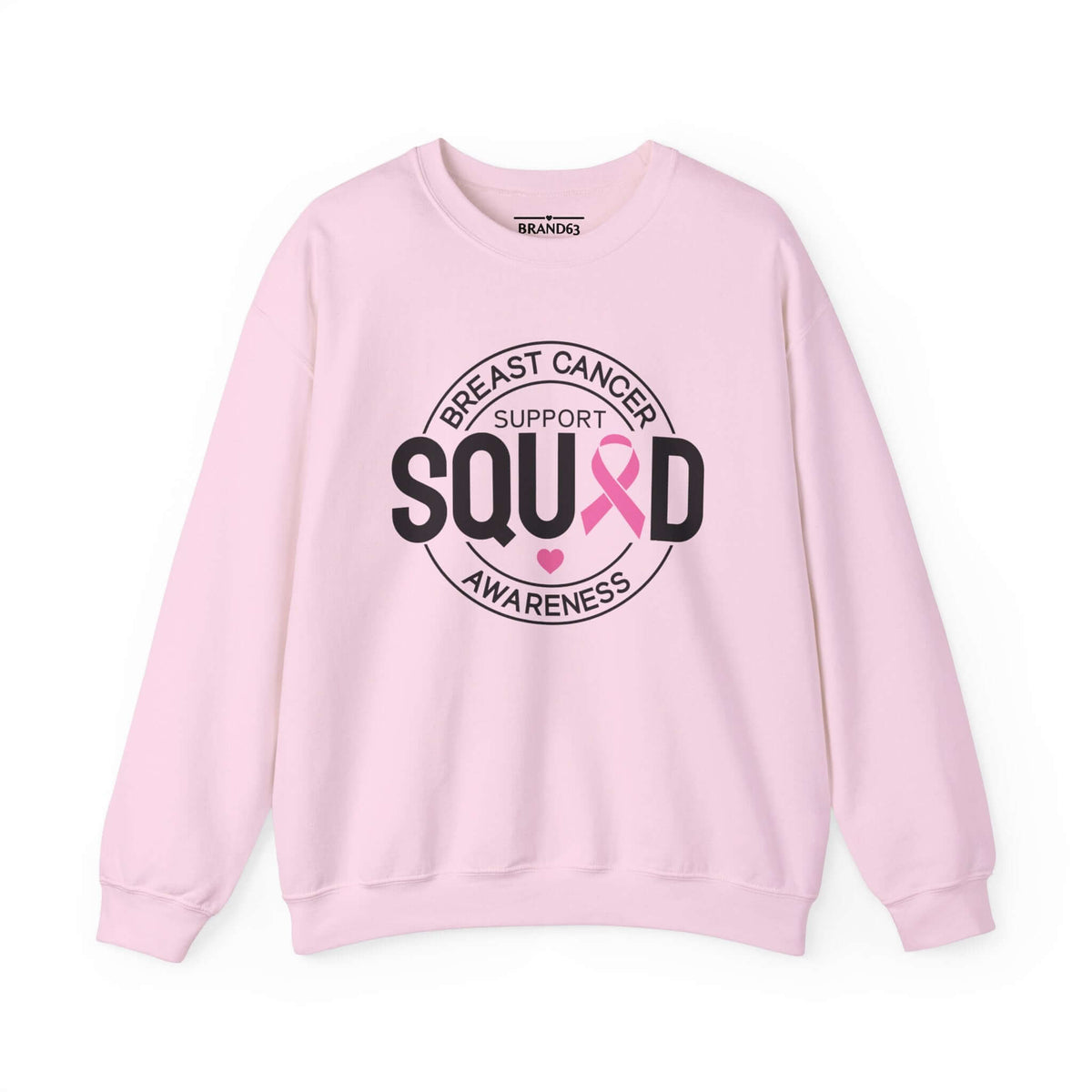 Breast Cancer Awareness Month Crewneck Sweatshirt | Support Squad Apparel, Brand63